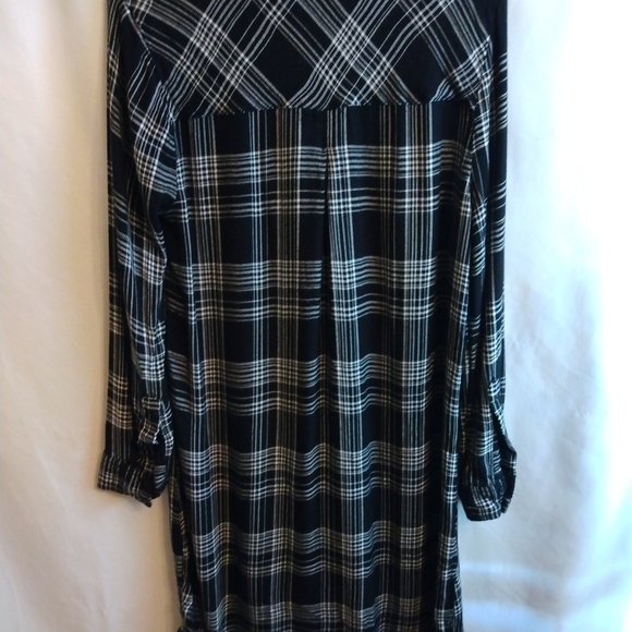 BLL NYC Plaid Flannel Shirt Dress - Picture 6 of 13
